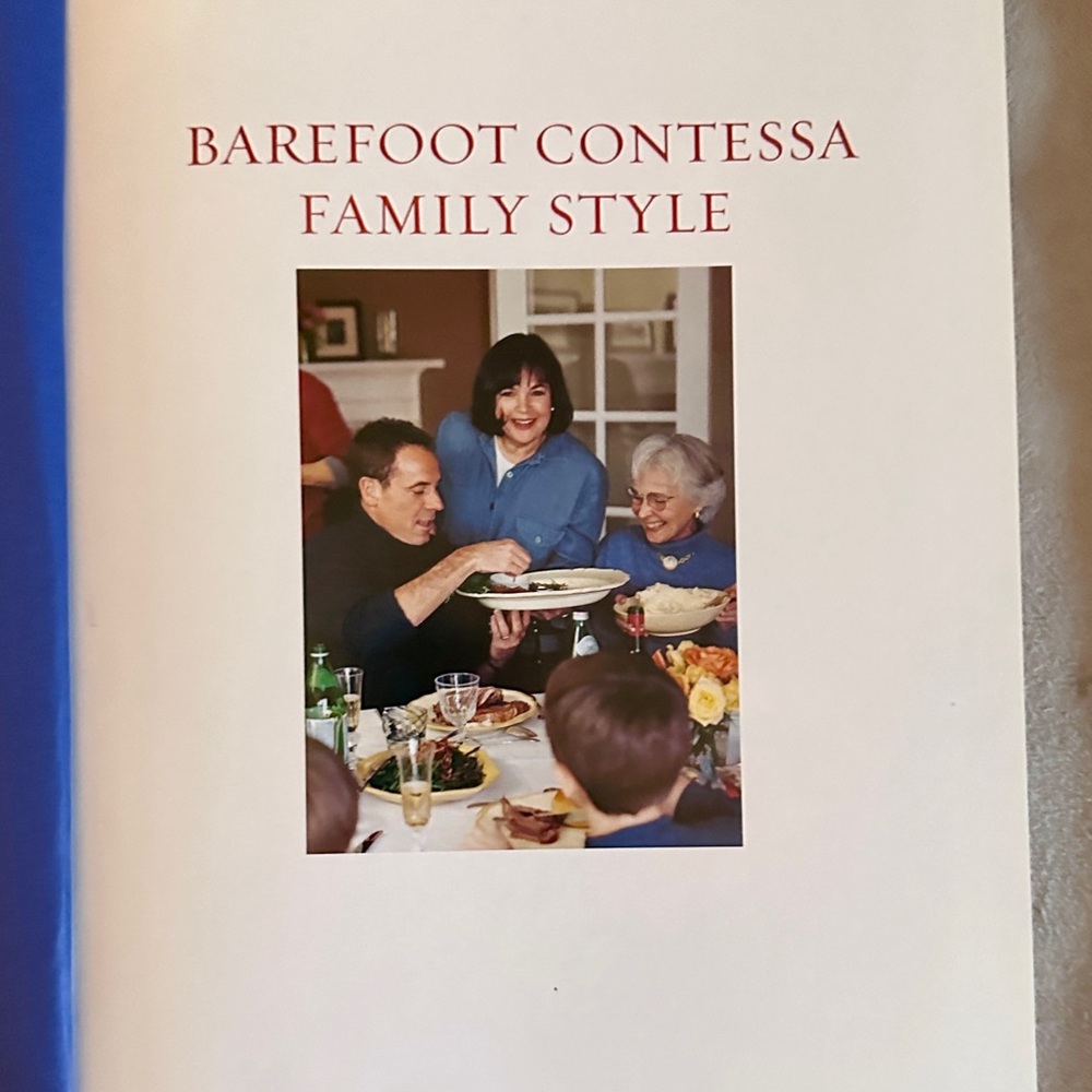 ‘Barefoot Contessa Family Style’ Cookbook by Ina Garten